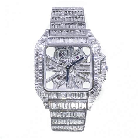 skeleton cartier watch|cartier skeleton bust down.